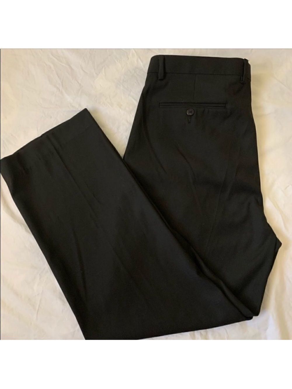 38 x 30 Mens Black Slacks Dress Pants